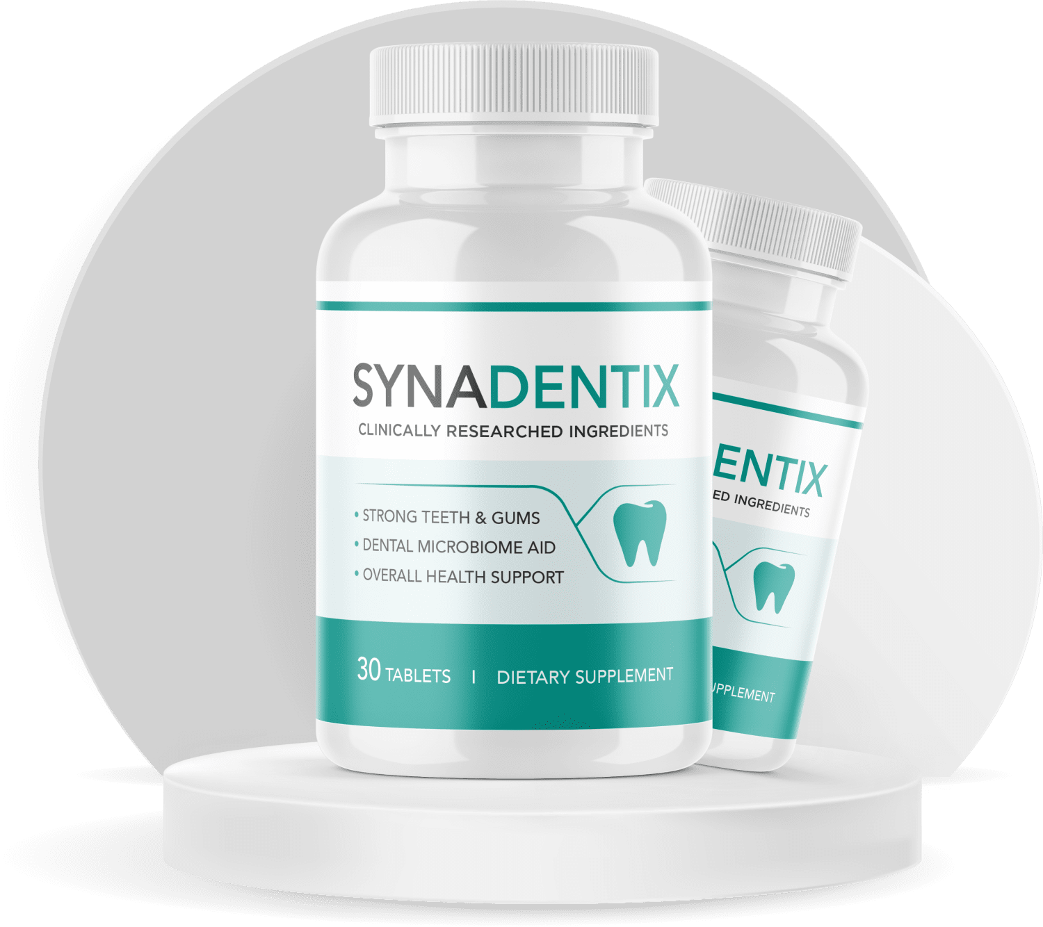Synadentix bottle — dental microbiome supplement